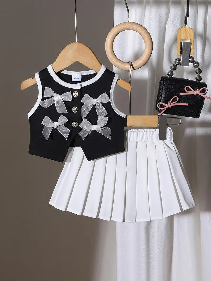 🎀 Elegant Baby Girl Skirt Set – Chic & Stylish Look 👶✨
