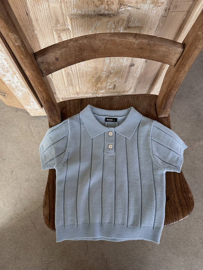 👕 Knitted Baby Polo Shirt – Soft & Stylish Everyday Wear 🌿👶
