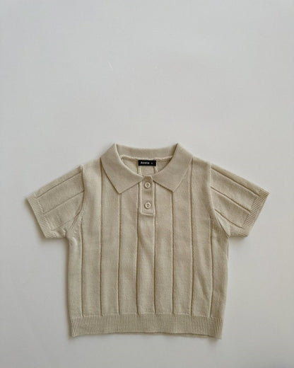 👕 Knitted Baby Polo Shirt – Soft & Stylish Everyday Wear 🌿👶