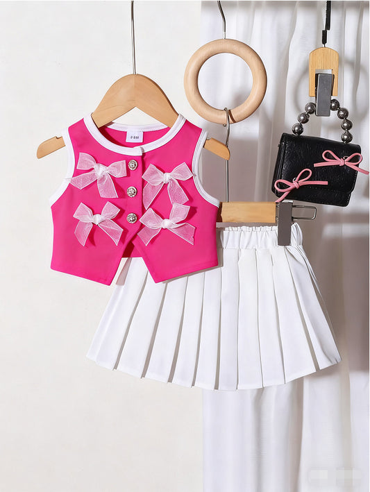 🎀 Elegant Baby Girl Skirt Set – Chic & Stylish Look 👶✨