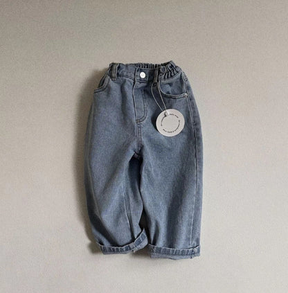 🖤 Kids Classic Denim Pants – Everyday Essential 👖✨