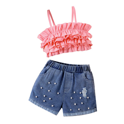 🤍 Baby Girl Summer Outfit – Cute & Breezy Style ☀️👶