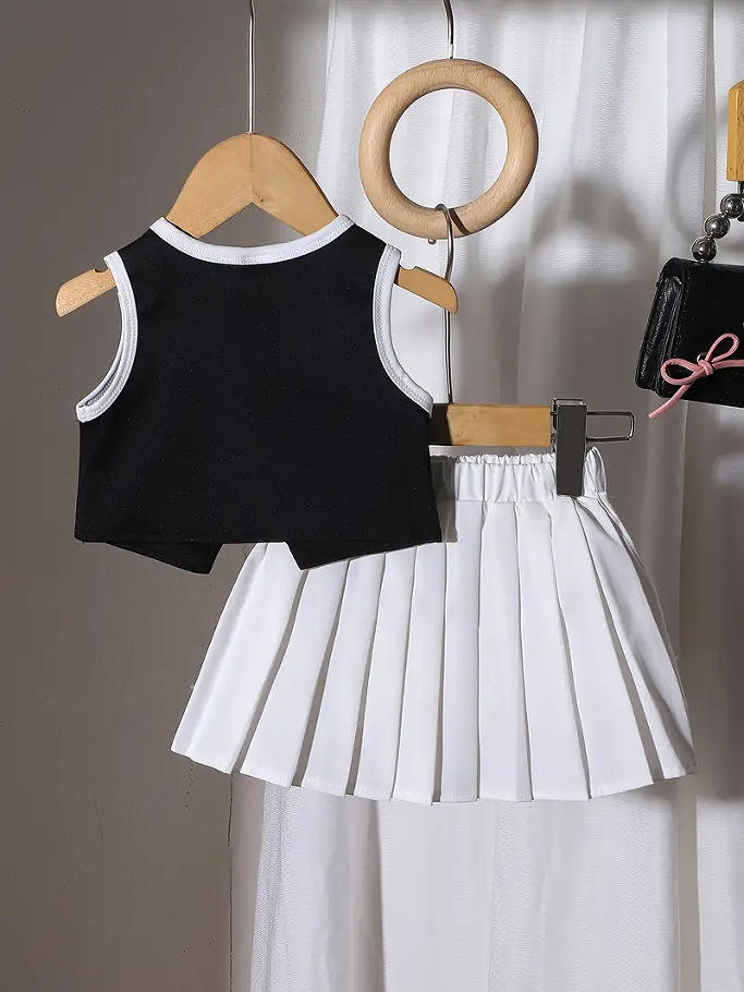 🎀 Elegant Baby Girl Skirt Set – Chic & Stylish Look 👶✨