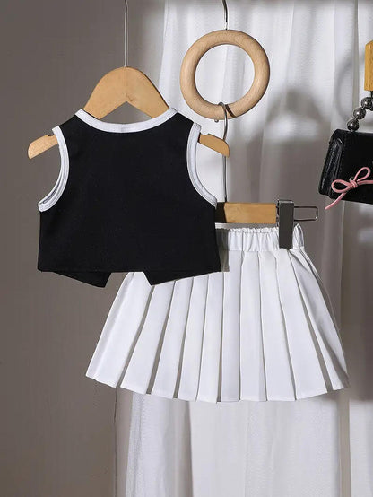 🎀 Elegant Baby Girl Skirt Set – Chic & Stylish Look 👶✨