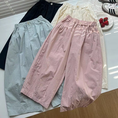 🌸 Kids Wide-Leg Summer Pants – Light & Airy Comfort 👖✨