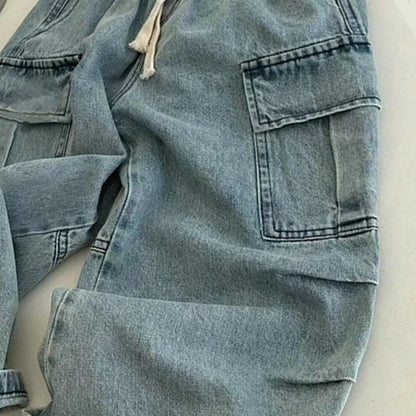 👖 Kids Denim Cargo Pants – Cool & Comfortable ✨