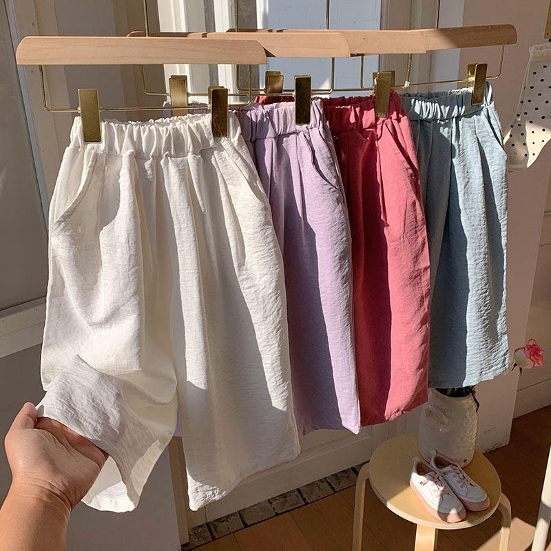 🌸 Kids Relaxed Summer Pants – Light & Breezy 👖✨