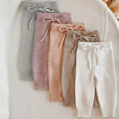 🧸 Kids Knit Jogger Pants – Cozy & Soft 👖✨