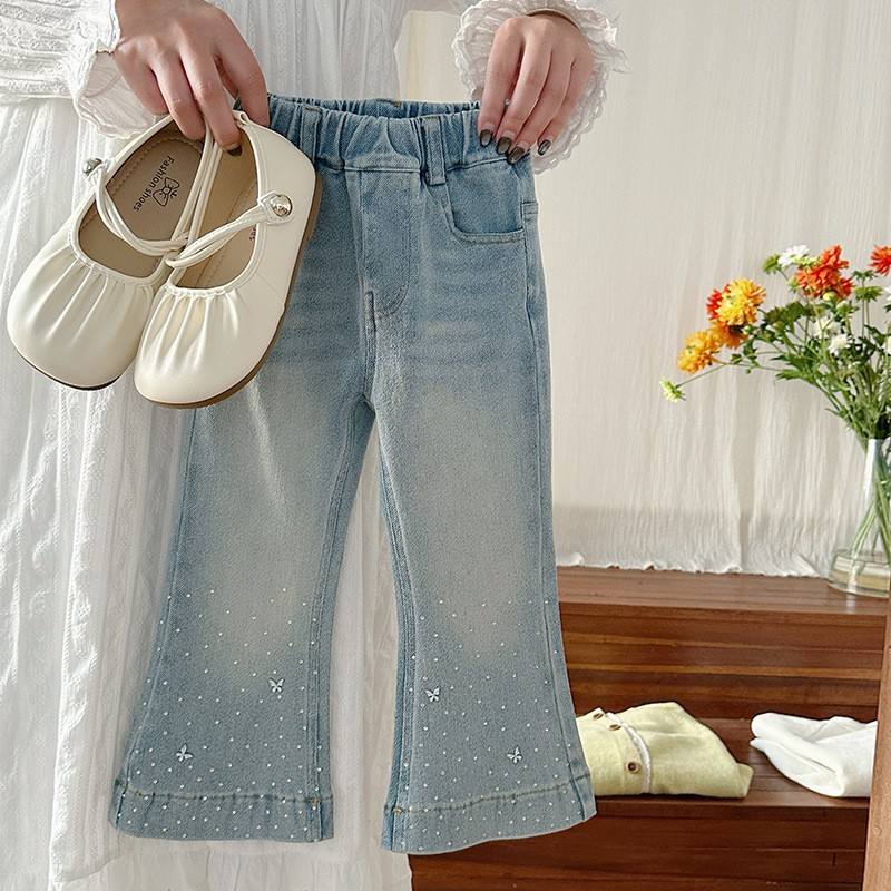 💙 Kids Butterfly Denim Pants – Soft & Stylish 👖✨