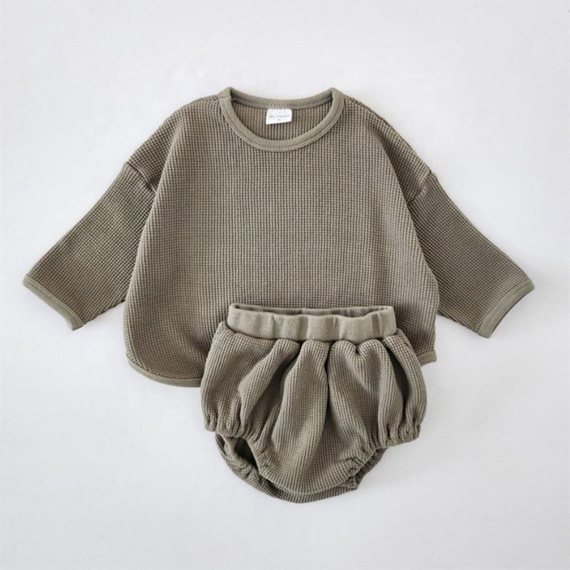 🤎 Cozy Baby Lounge Set – Soft, Simple & Adorable 👶✨