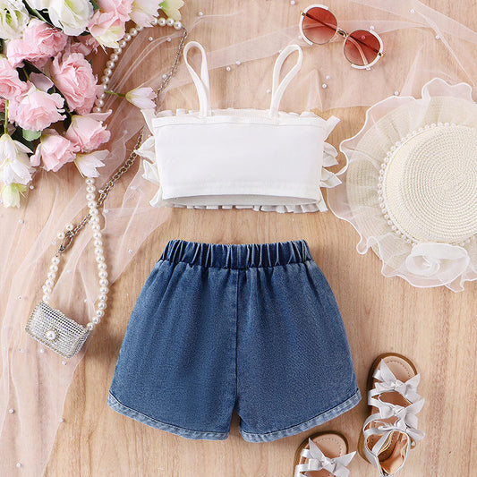 🤍 Baby Girl Summer Outfit – Cute & Breezy Style ☀️👶