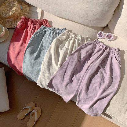🌸 Kids Relaxed Summer Pants – Light & Breezy 👖✨