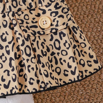 🖤 Baby Girl Leopard Chic Set – Bold & Stylish 🐆✨