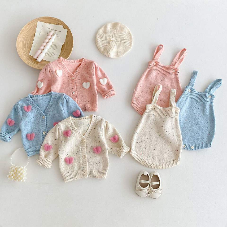 💖 Baby Girl Knit Set Collection – Soft, Sweet & Cozy 👶✨