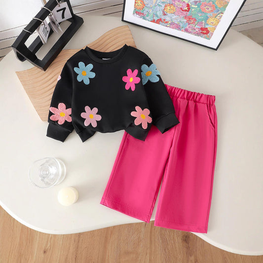 🌸 Baby Girl Floral Outfit Set – Cute & Stylish Everyday Look 👶✨