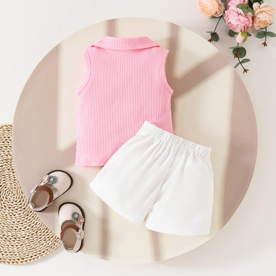 🌸 Baby Girl Summer Set – Fresh & Elegant 💕👶