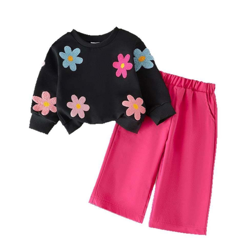🌸 Baby Girl Floral Outfit Set – Cute & Stylish Everyday Look 👶✨