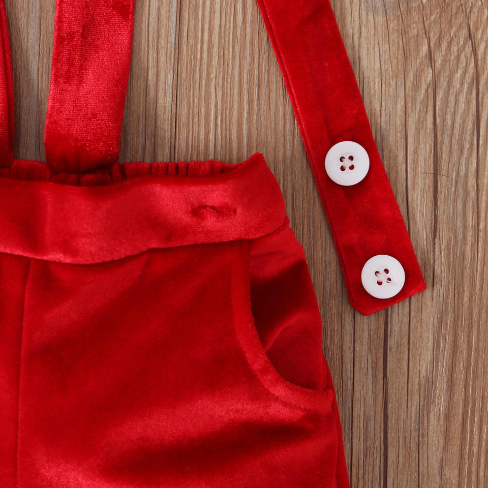 🎩 Baby Boy Formal Gentleman Set – Bow Tie Suspender Outfit 👶❤️