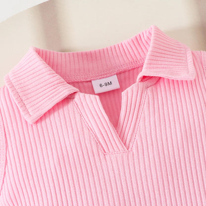 🌸 Baby Girl Summer Set – Fresh & Elegant 💕👶