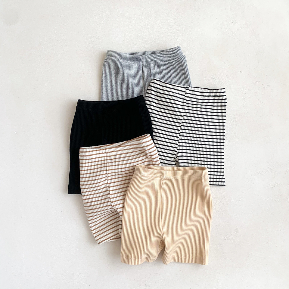 🧸 Kids Ribbed Shorts – Soft & Everyday Comfort 🩳✨