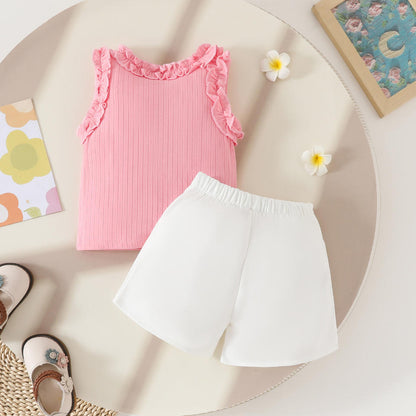 🌸 Baby Girl Floral Skirt Set – Sweet & Elegant Look 👶💖