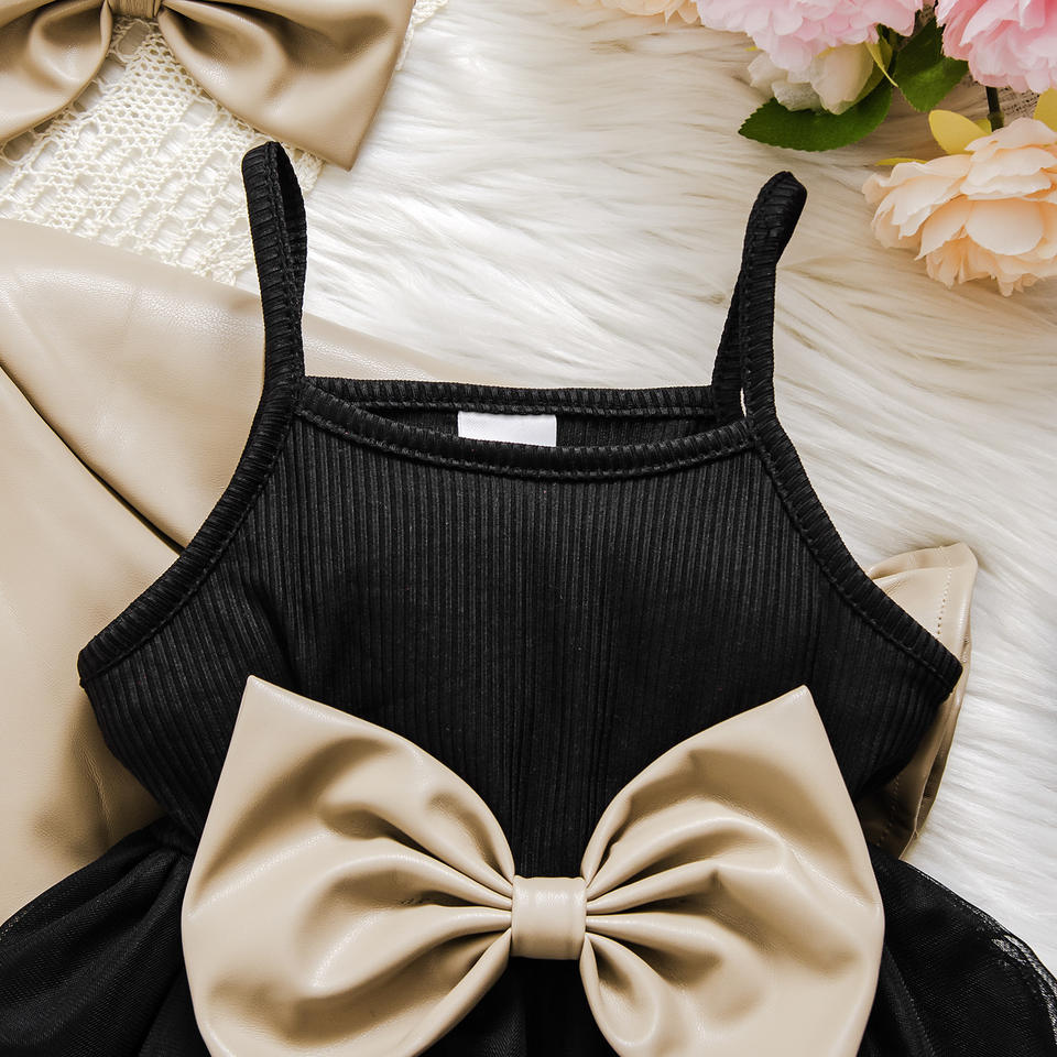 🖤 Baby Girl Party Dress Set – Chic & Luxury Style 👶✨