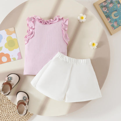 🌸 Baby Girl Floral Skirt Set – Sweet & Elegant Look 👶💖