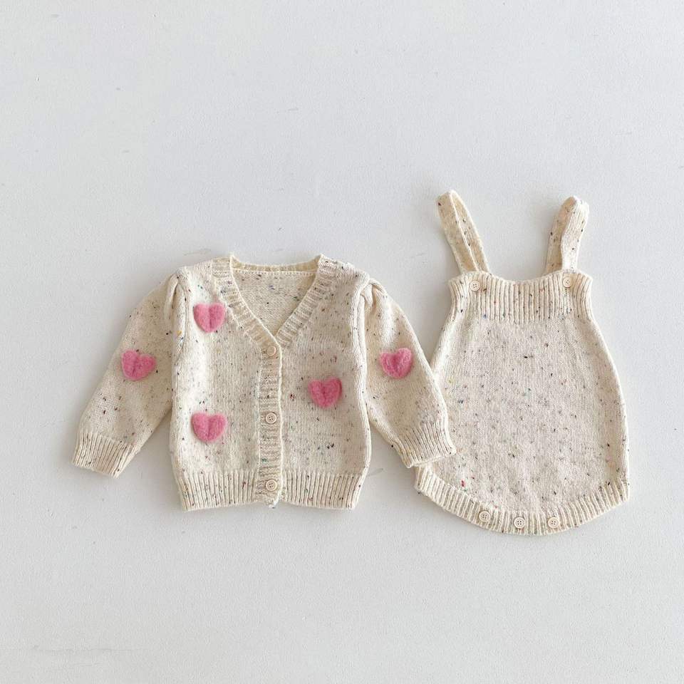 💖 Baby Girl Knit Set Collection – Soft, Sweet & Cozy 👶✨