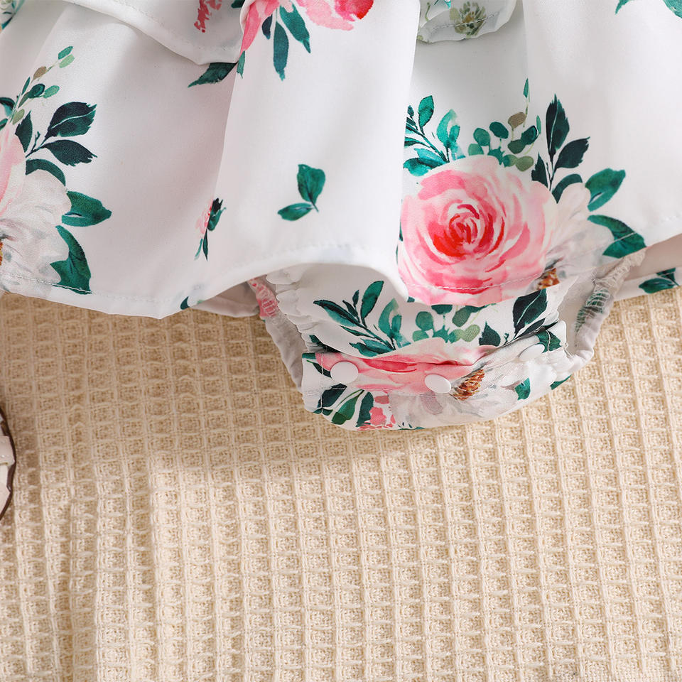 🌸 Baby Girl Floral Summer Dress – Sweet Garden Vibes 👶💐