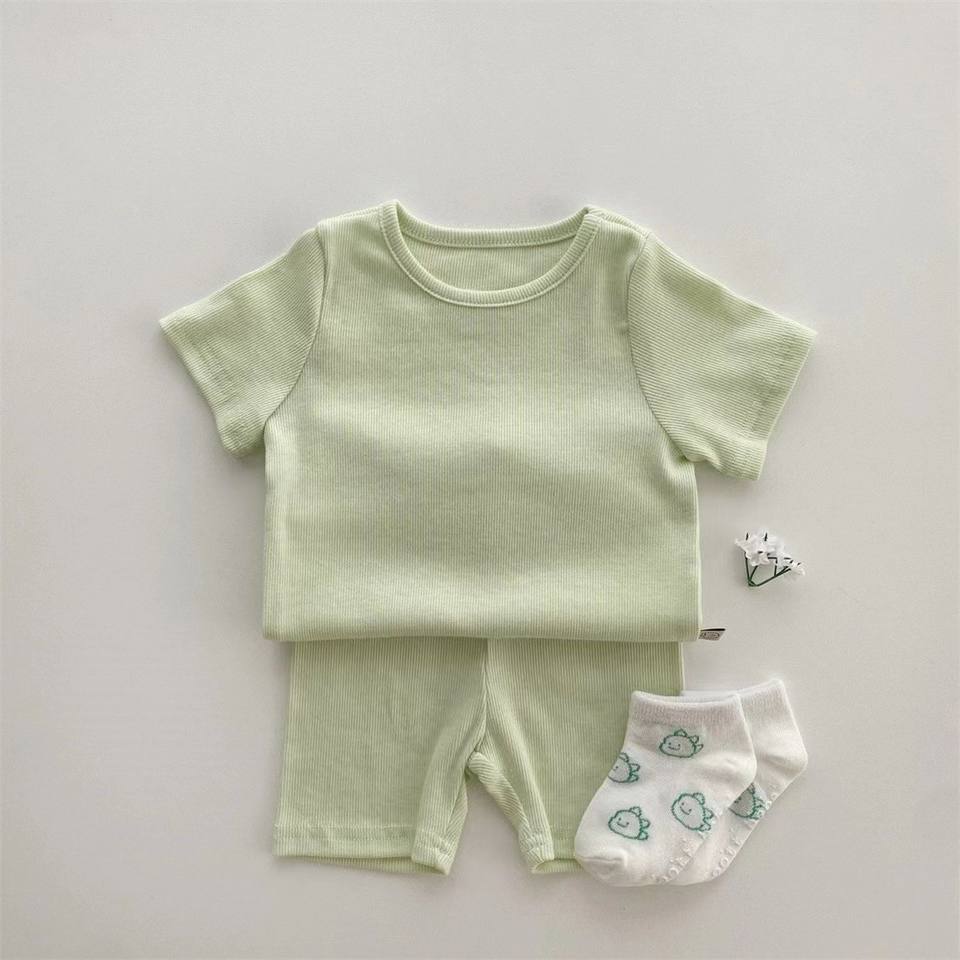 🌿 Baby Ribbed Essential Set – Soft & Everyday 👶✨