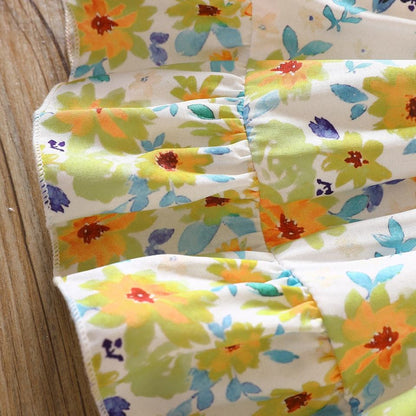 🌼 Baby Girl Floral Dress Set – Fresh & Adorable 💕👶