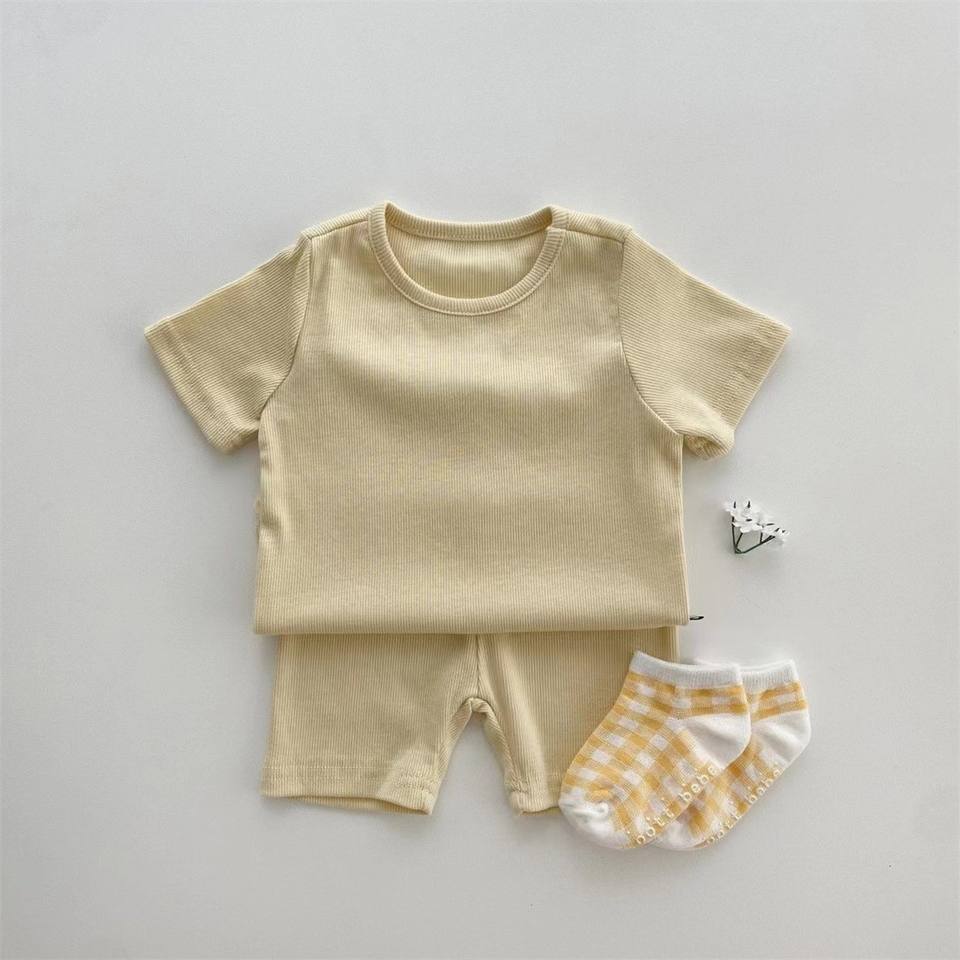 🌿 Baby Ribbed Essential Set – Soft & Everyday 👶✨