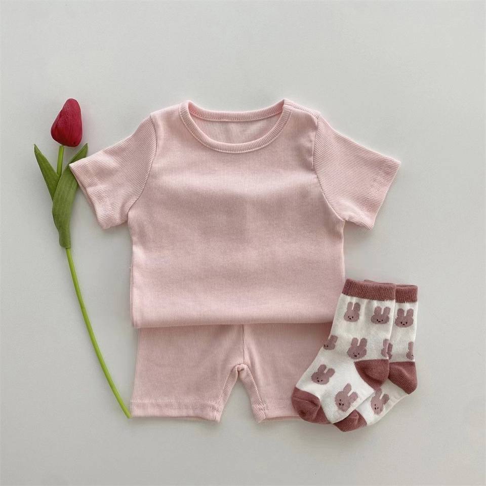🌿 Baby Ribbed Essential Set – Soft & Everyday 👶✨